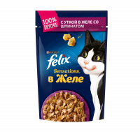 FELIX Sensations GiJ Утка&Шпинат 75гх26