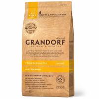 Сухой корм для собак GRANDORF PROBIOTIC  Adult Mini 4 вида мяса с бурым рисом, мелкие породы, 3 кг