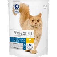 Сухой корм для кошек PERFECT FIT INHOME домашних, курица, 190 г