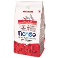 Сухой корм для щенков MONGE Dog Mini, мелкие породы, 800 г