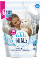 Наполнитель для кошачьего туалета Little Friends Original силикагель, 5 л