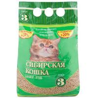 Наполнитель для кошачьего туалета СИБИРСКАЯ КОШКА Лесной для котят, 3 л