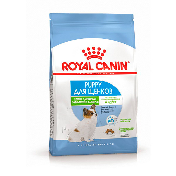 Сухой корм для щенков ROYAL CANIN X-Small Puppy, миниатюрные породы, 1.5 кг