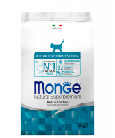 Сухой корм для котят MONGE CAT KITTEN, 400 г