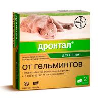 Антигельминтный препарат для кошек ДРОНТАЛ, 1 табл.
