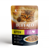 Mr.Buffalo пауч д/котят KITTEN 85г индейка на пару