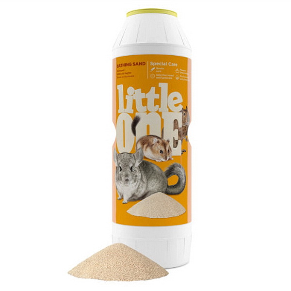 Песок для купания для грызунов LITTLE ONE, 1 кг