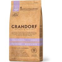 Сухой корм для собак GRANDORF PROBIOTIC Mini индейка с рисом, мелкие породы, 1 кг