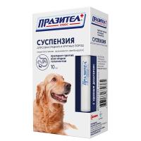 Антигельминтный препарат для собак ПРАЗИТЕЛ+ Суспензия средние/крупные породы, 10 мл