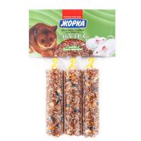 Лакомство для грызунов ЖОРКА Экстра, медовые батончики, 150 г