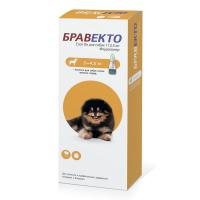 Капли от блох и клещей для собак БРАВЕКТО Спот-Он 2-4.5 кг