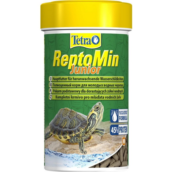 Корм для молодых водных черепах TETRA ReptoMin Junior, палочки, 100 мл