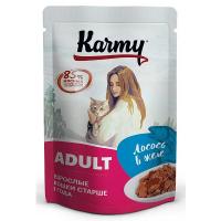 КАРМИ Эдалт Лосось в желе 0,08кг.