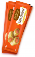Лакомства д/кошек Деревенские Лакомства Мини-колбаски с пюре из лосося, 10г,1шт