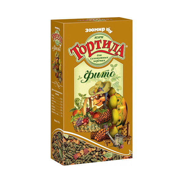 Корм для сухопутных черепах ЗООМИР Тортила, 170 г