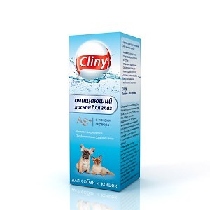 Лосьон очищающий для глаз CLINY с ионами серебра, 50 мл